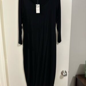 Fashion to Figure Classic Black Long Sleeve Dress